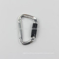 100% 304 stainless steel locking carabiner